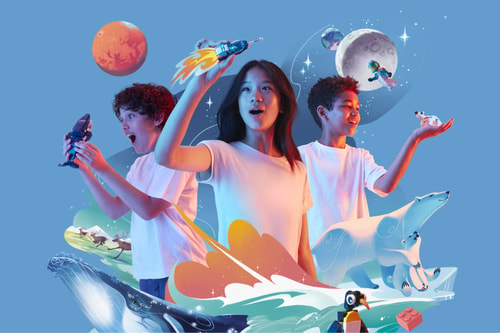 家庭场景下的科学解决方案图示。