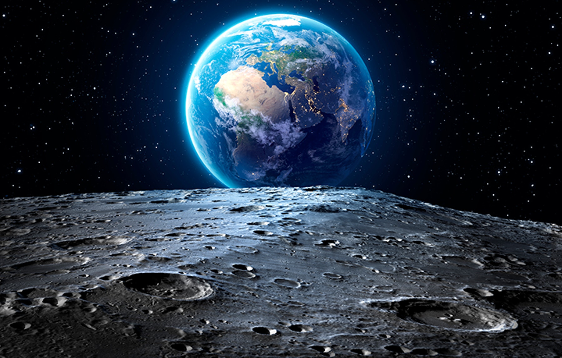moon-and-earth